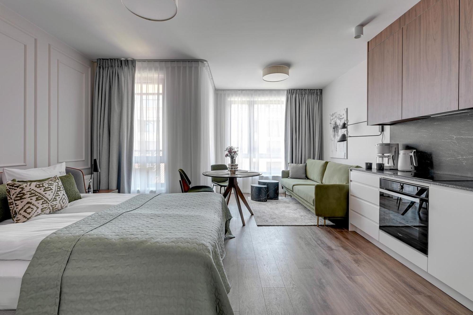Scala City Center Premium Studios By Lion Apartments กดัญสก์ ภายนอก รูปภาพ