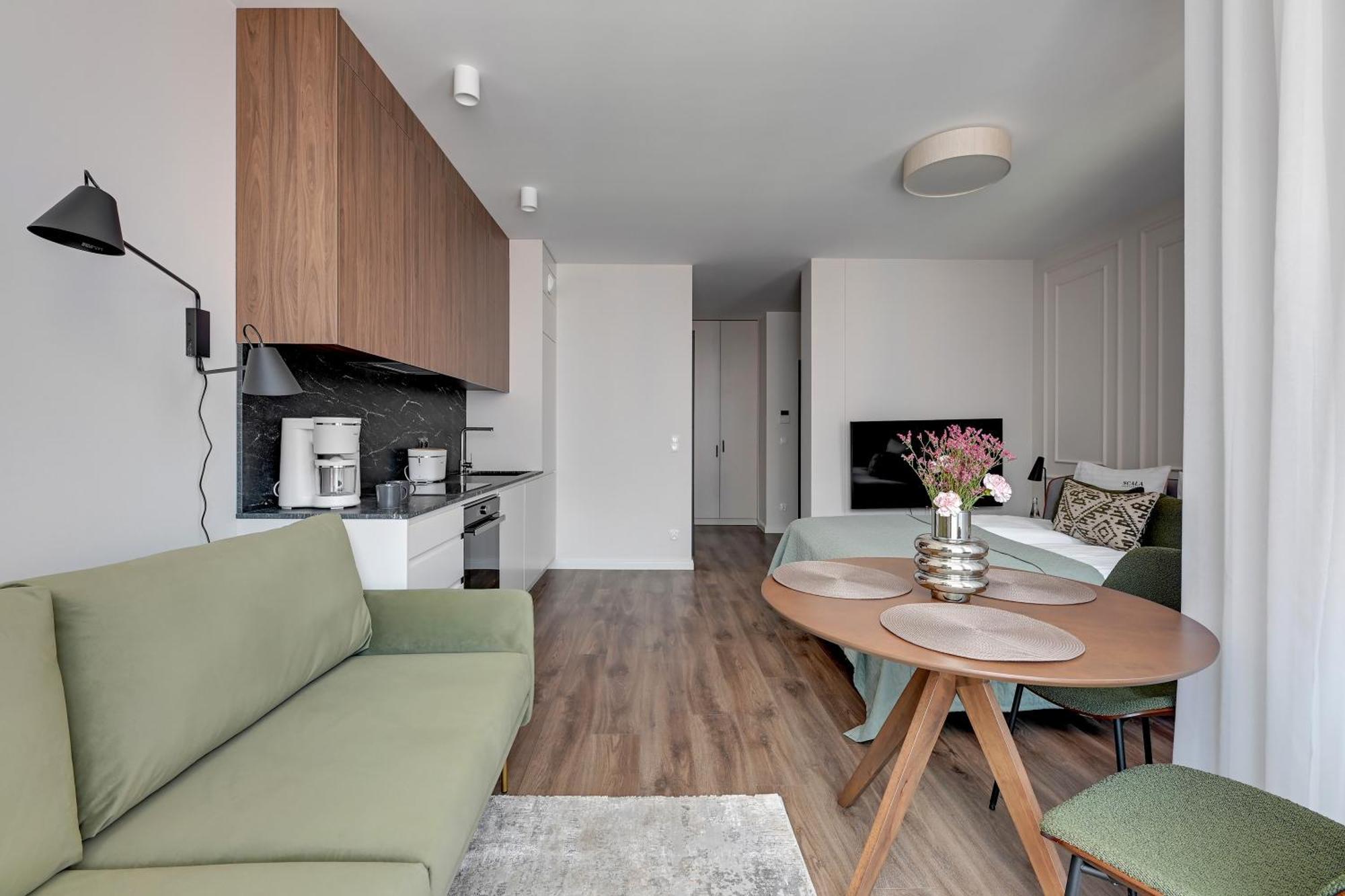 Scala City Center Premium Studios By Lion Apartments กดัญสก์ ภายนอก รูปภาพ
