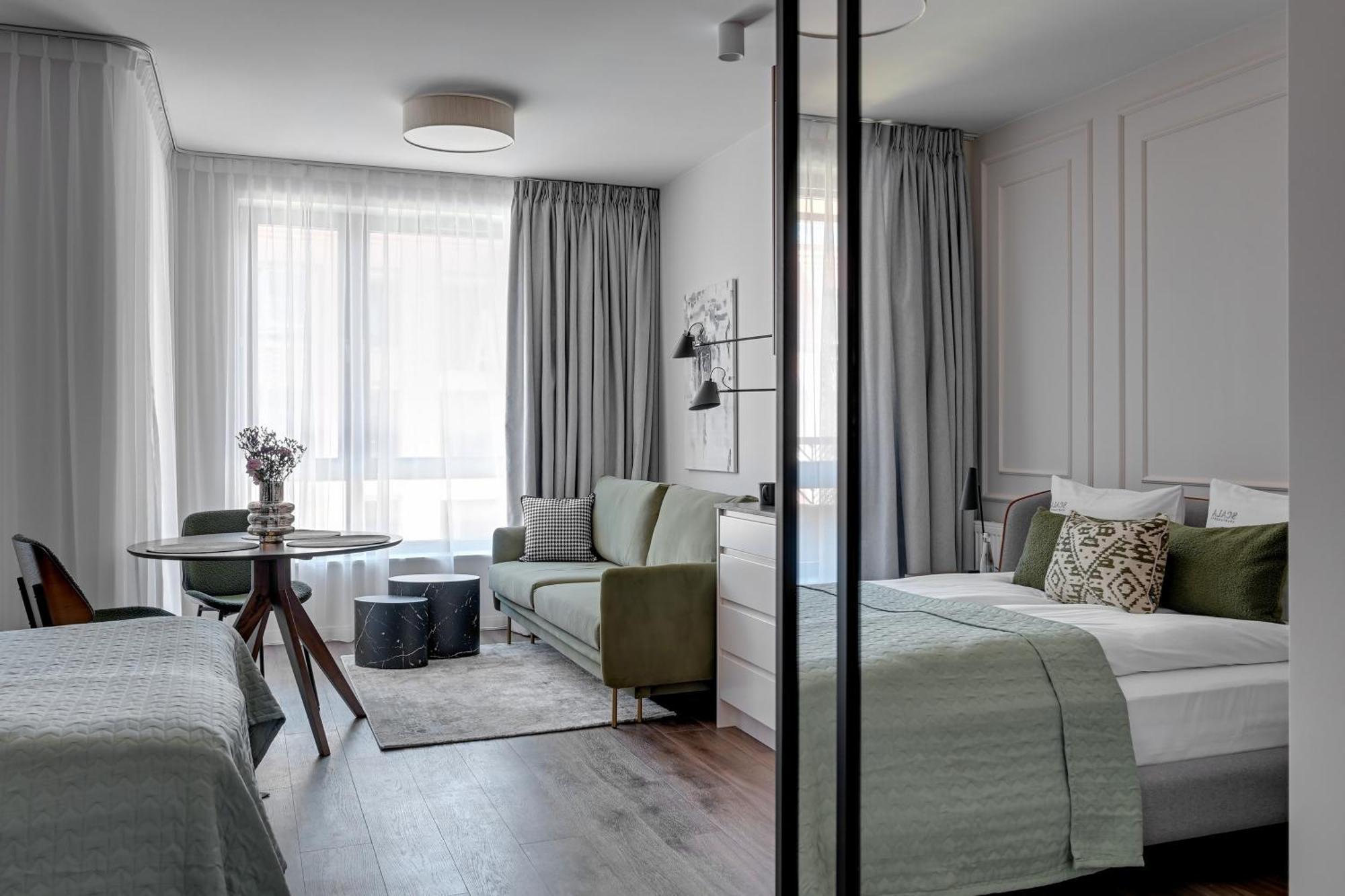 Scala City Center Premium Studios By Lion Apartments กดัญสก์ ภายนอก รูปภาพ