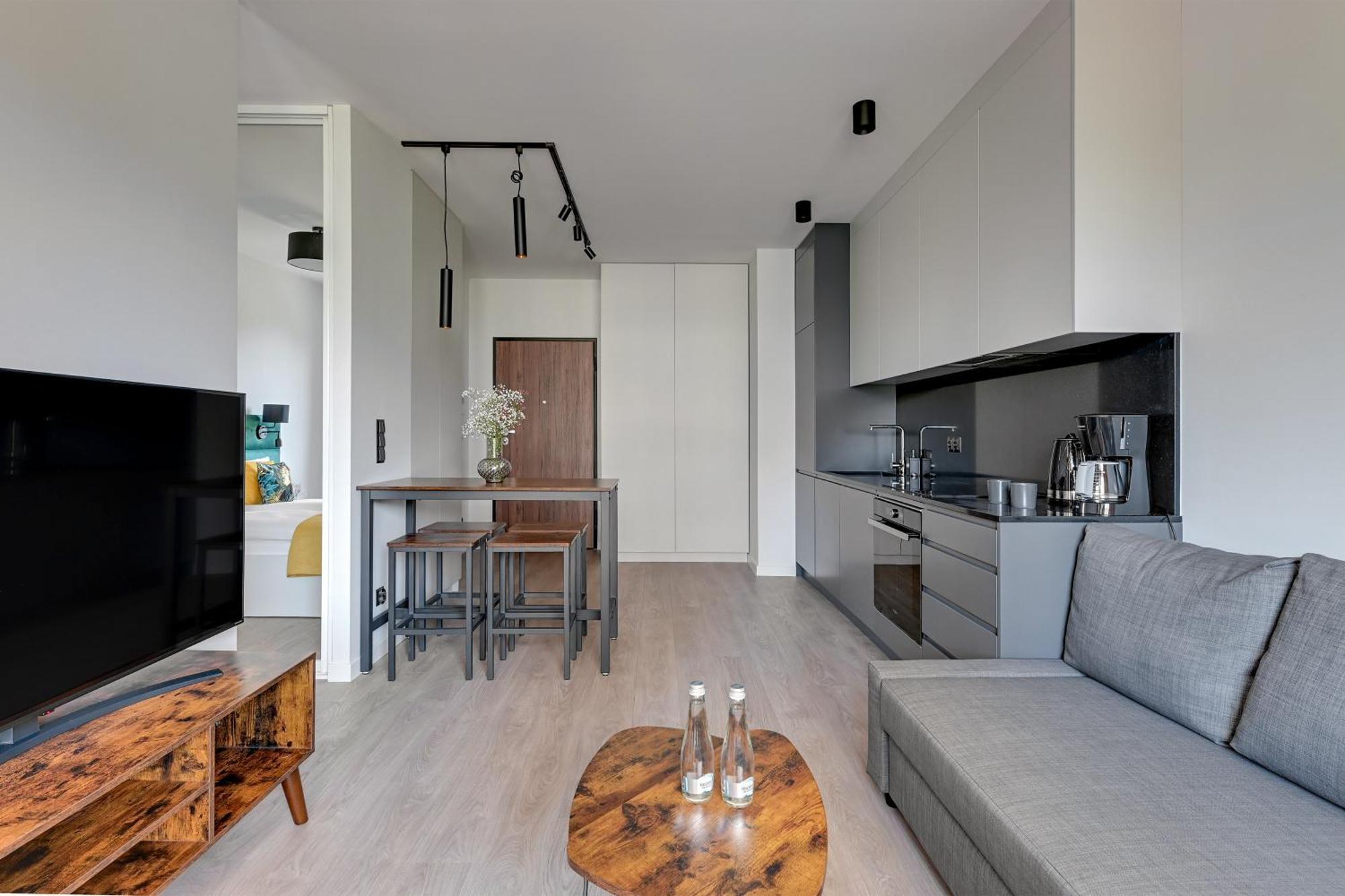 Scala City Center Premium Studios By Lion Apartments กดัญสก์ ภายนอก รูปภาพ